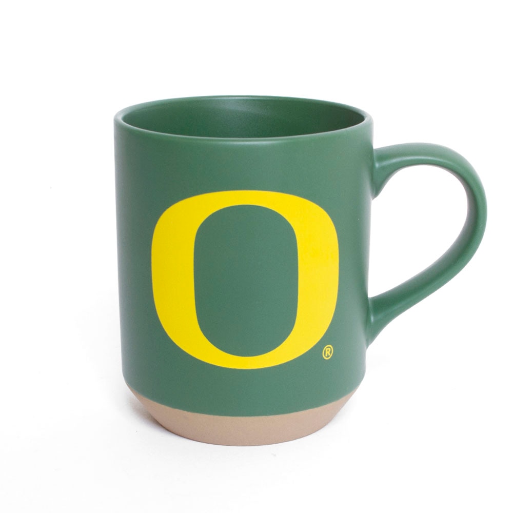 Classic Oregon O, RFSJ, Inc., Green, Traditional Mugs, Home & Auto, 16 ounce, Sandstone, 714688